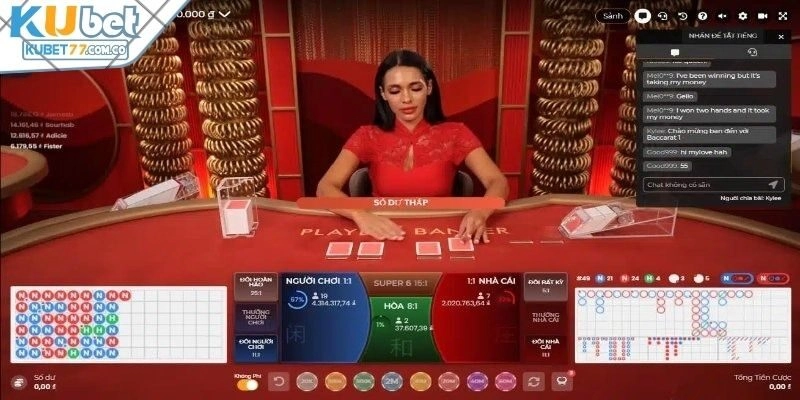 Các loại cược trong baccarat