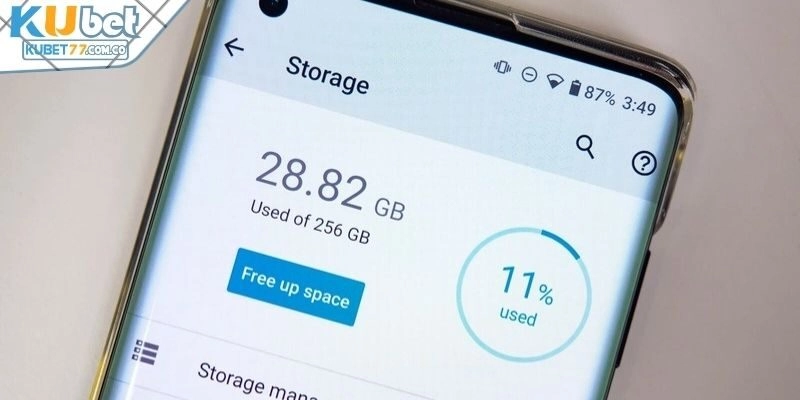 Chú ý đến dung lượng thiết bị